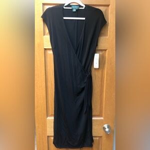 Woman’s Ralph Lauren NWT Black wrap dress